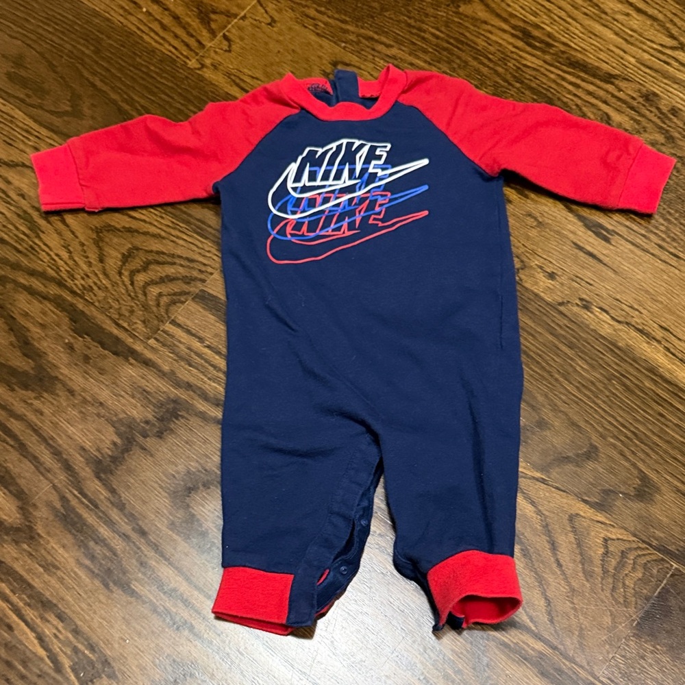Nike Baby Red and Navy One Piece